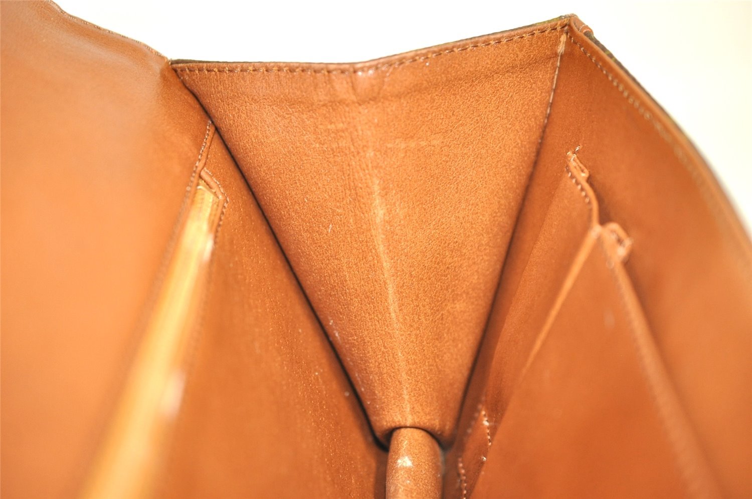 Auth Louis Vuitton Monogram Pochette Dame GM Clutch Hand Bag Old Model LV 9843I