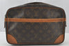 Authentic Louis Vuitton Monogram Compiegne 28 Clutch Hand Bag M51845 Junk 9844I
