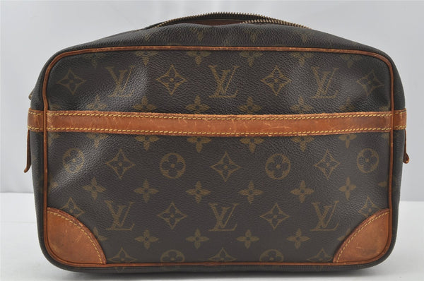 Authentic Louis Vuitton Monogram Compiegne 28 Clutch Hand Bag M51845 Junk 9844I