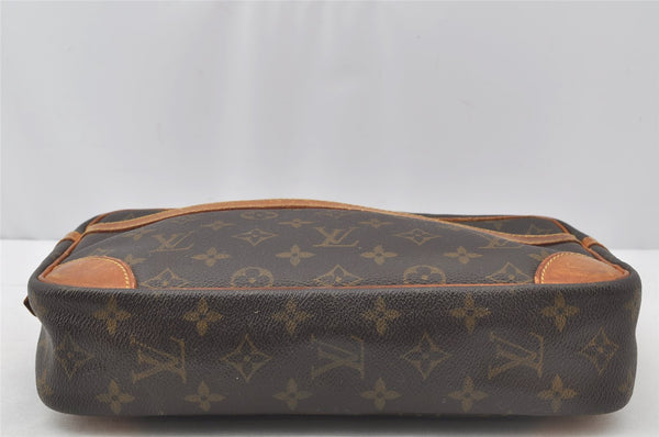 Authentic Louis Vuitton Monogram Compiegne 28 Clutch Hand Bag M51845 Junk 9844I