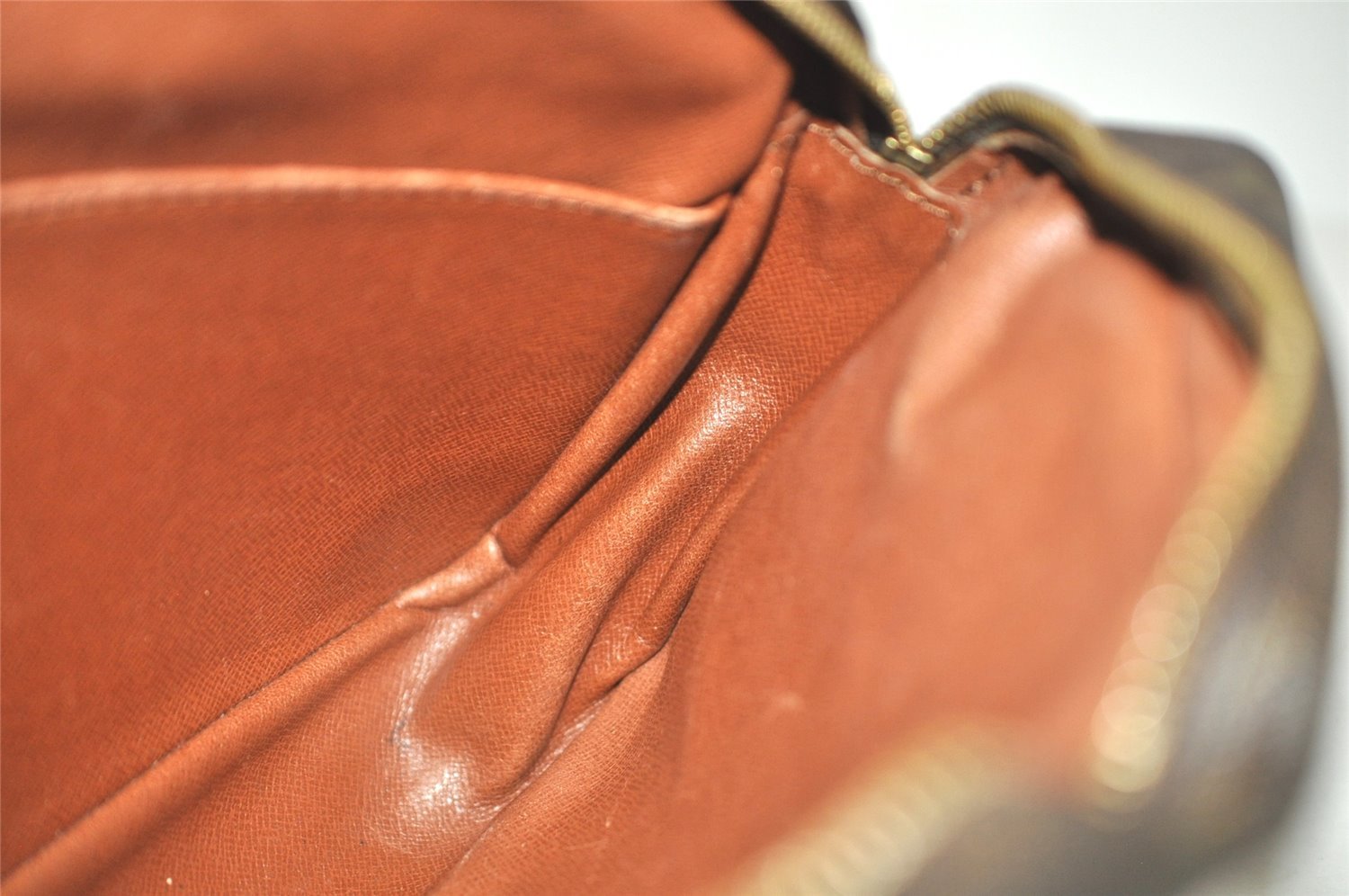 Authentic Louis Vuitton Monogram Compiegne 28 Clutch Hand Bag M51845 Junk 9844I