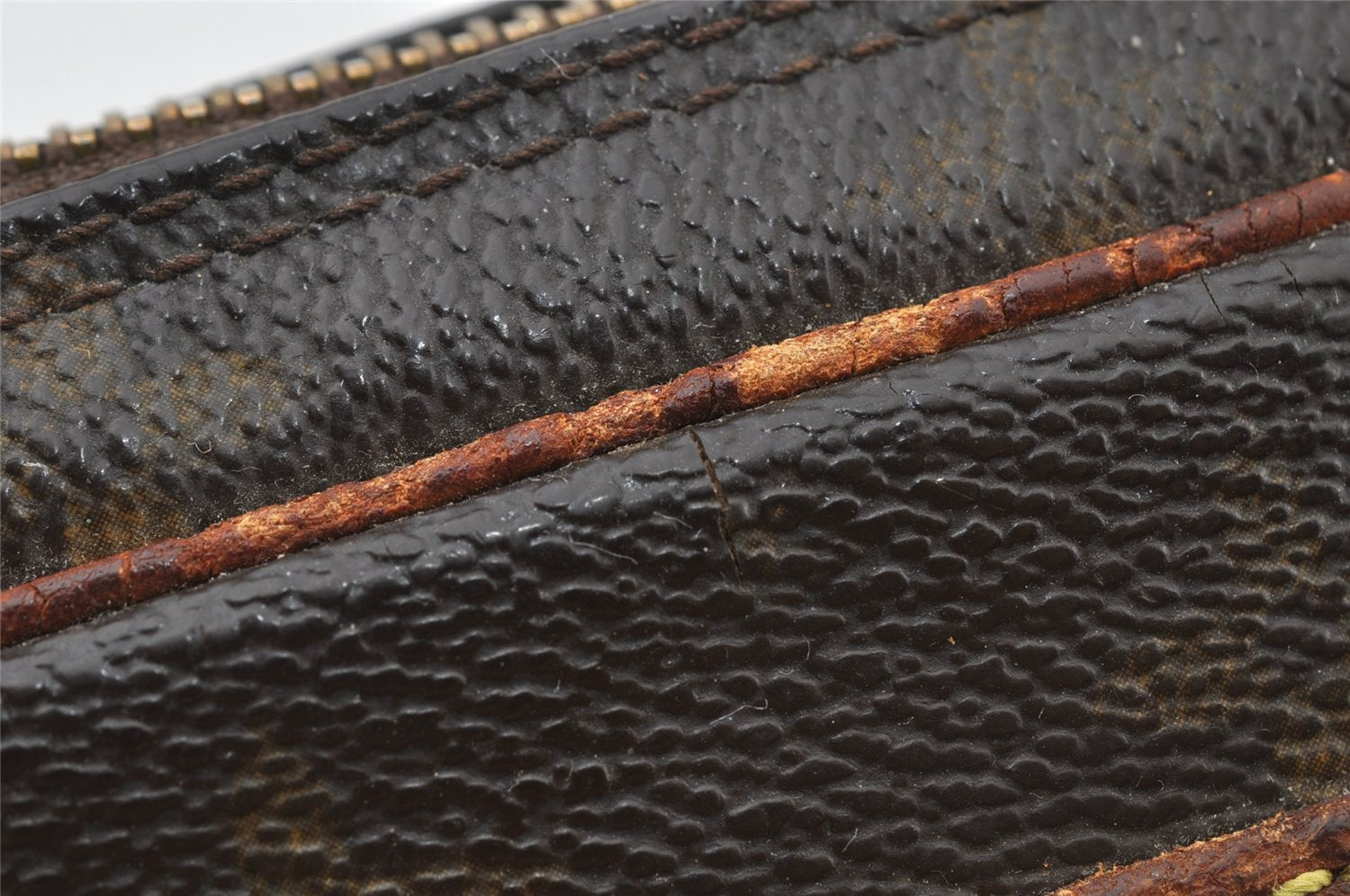 Authentic Louis Vuitton Monogram Marly Dragonne GM M51825 Clutch Hand Bag 9845I