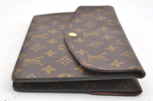 Auth Louis Vuitton Monogram Pochette Double Rabat Shoulder Bag M51815 LV 9847I