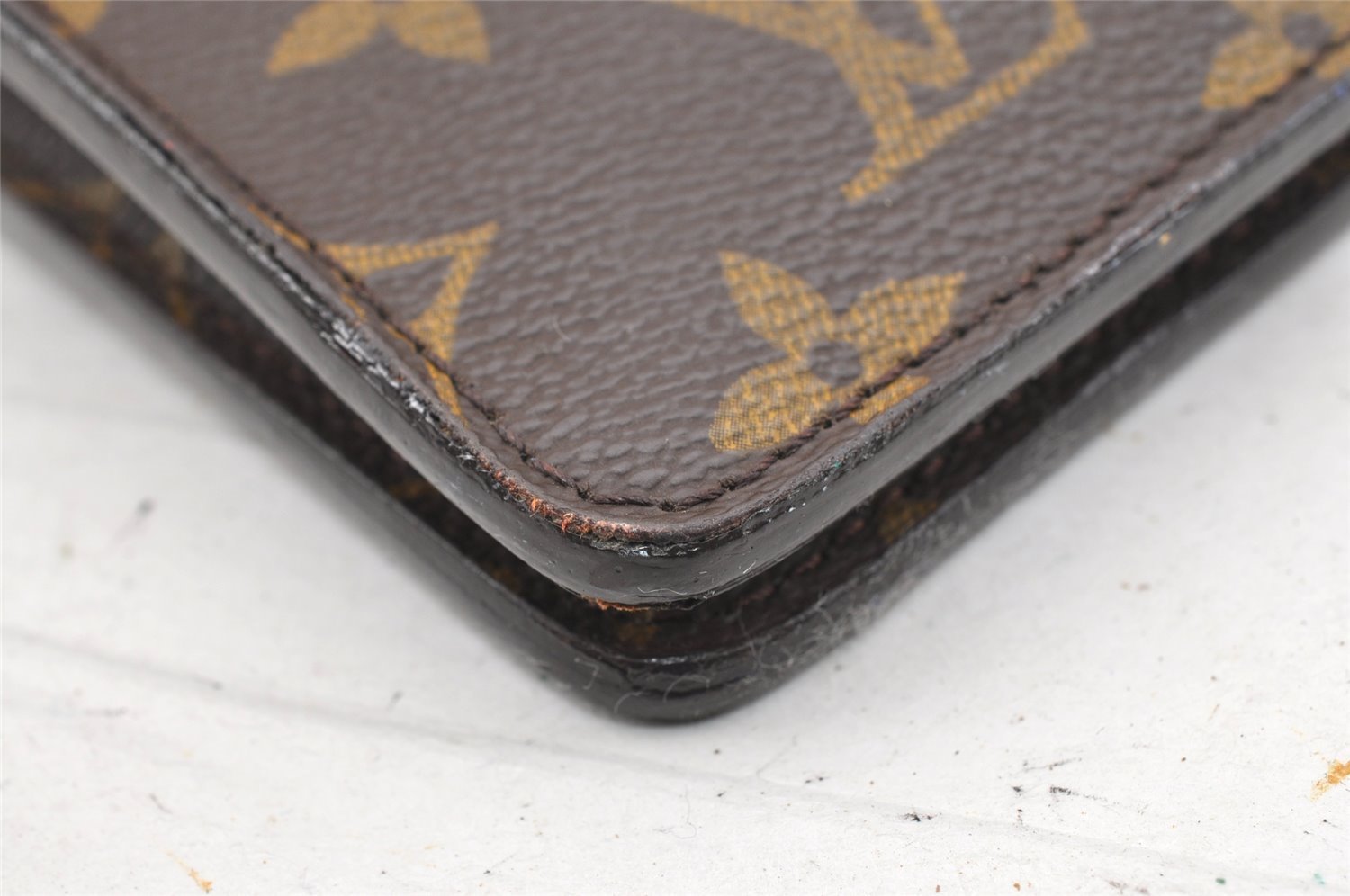 Auth Louis Vuitton Monogram Pochette Double Rabat Shoulder Bag M51815 LV 9847I