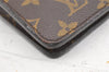 Auth Louis Vuitton Monogram Pochette Double Rabat Shoulder Bag M51815 LV 9847I
