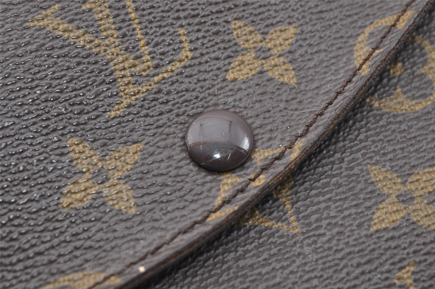 Auth Louis Vuitton Monogram Pochette Double Rabat Shoulder Bag M51815 LV 9847I