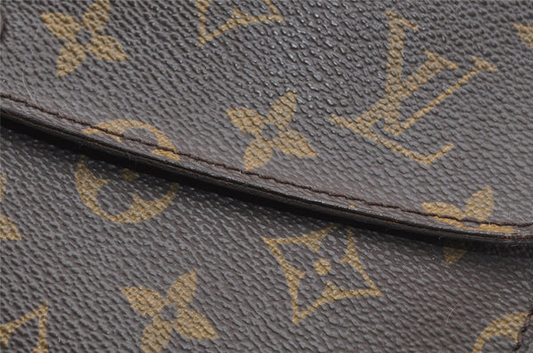 Auth Louis Vuitton Monogram Pochette Double Rabat Shoulder Bag M51815 LV 9847I