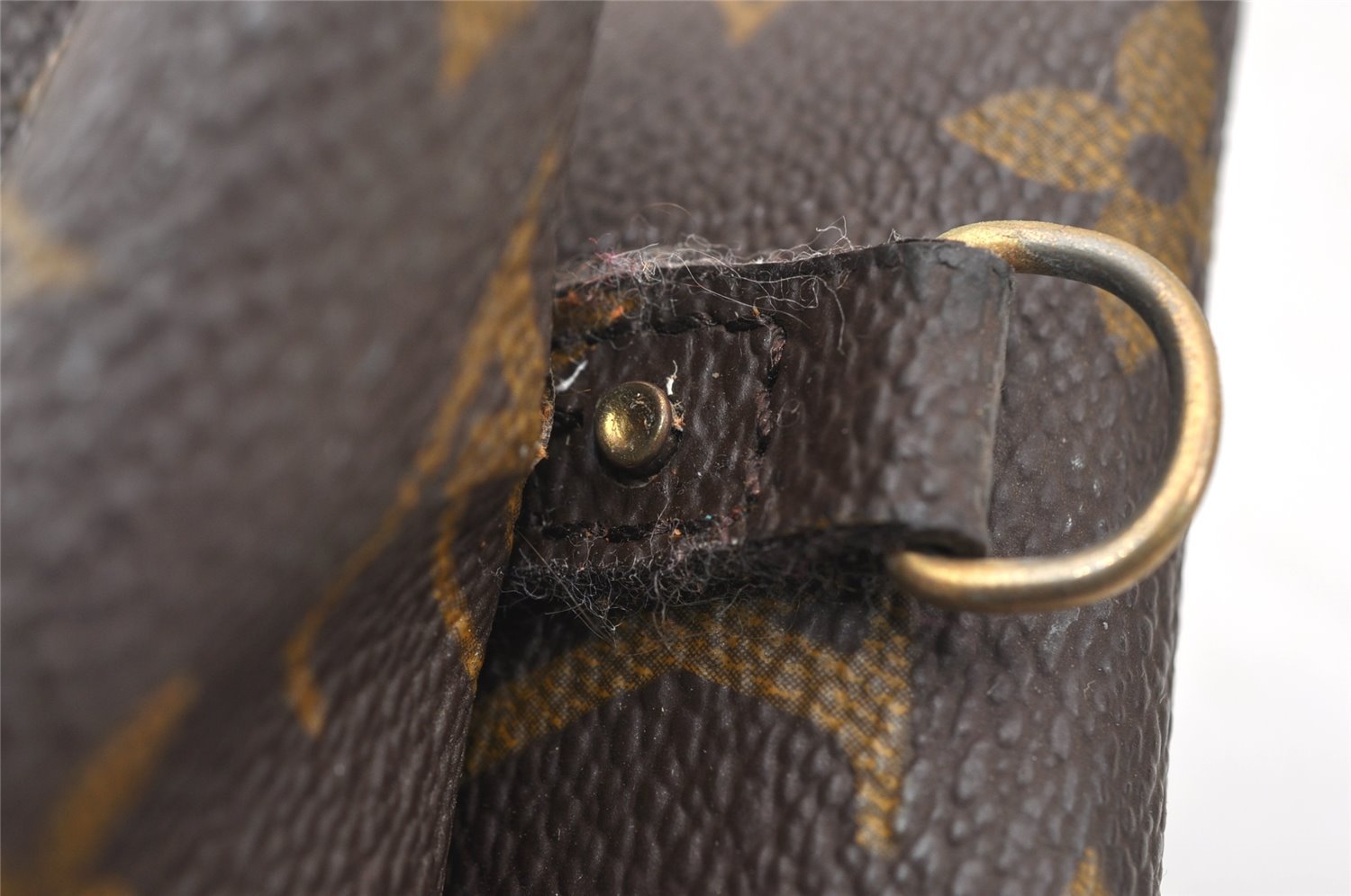 Auth Louis Vuitton Monogram Pochette Double Rabat Shoulder Bag M51815 LV 9847I