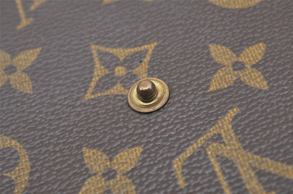 Auth Louis Vuitton Monogram Pochette Double Rabat Shoulder Bag M51815 LV 9847I