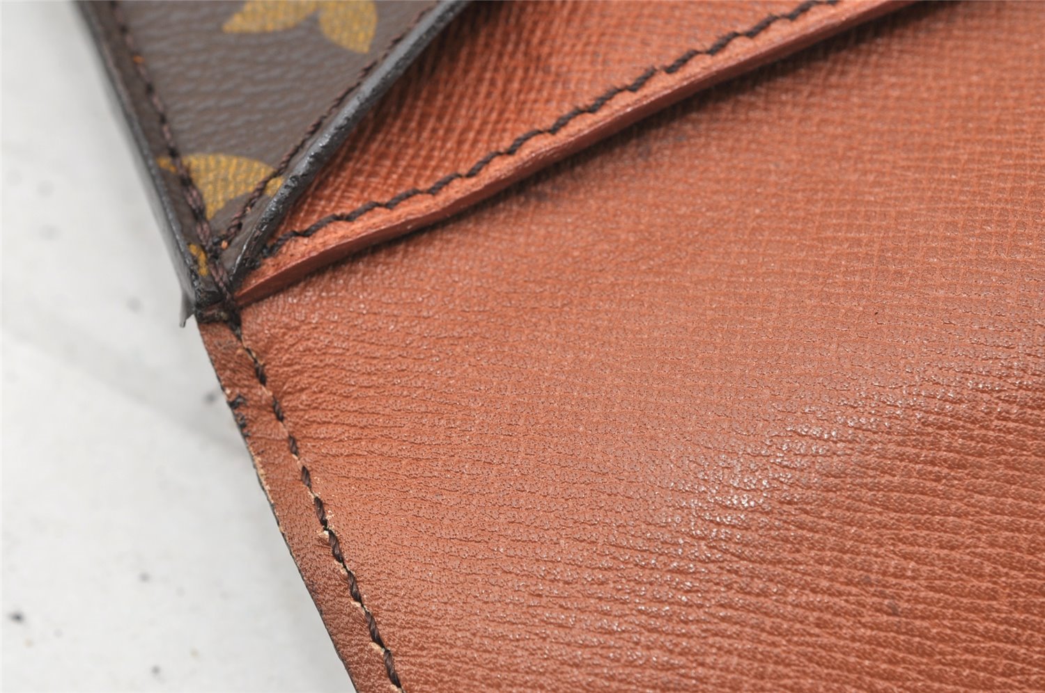 Auth Louis Vuitton Monogram Pochette Double Rabat Shoulder Bag M51815 LV 9847I