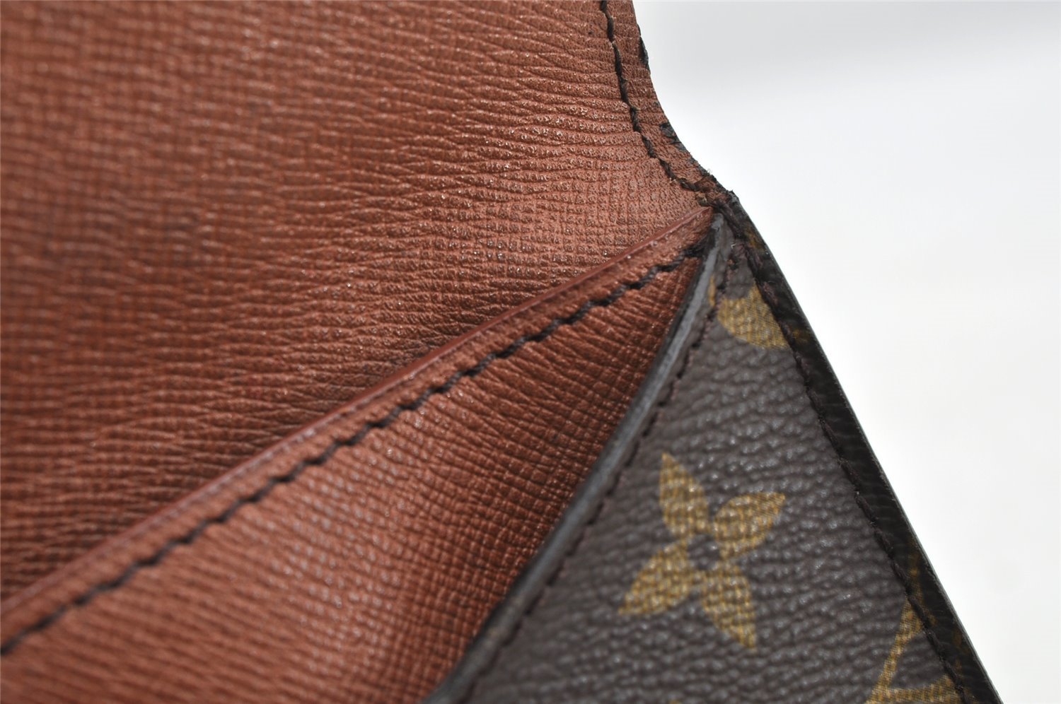 Auth Louis Vuitton Monogram Pochette Double Rabat Shoulder Bag M51815 LV 9847I