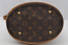 Authentic Louis Vuitton Monogram Bucket PM Shoulder Tote Bag M42238 LV 9848I
