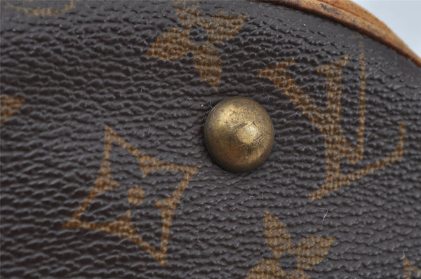Authentic Louis Vuitton Monogram Bucket PM Shoulder Tote Bag M42238 LV 9848I