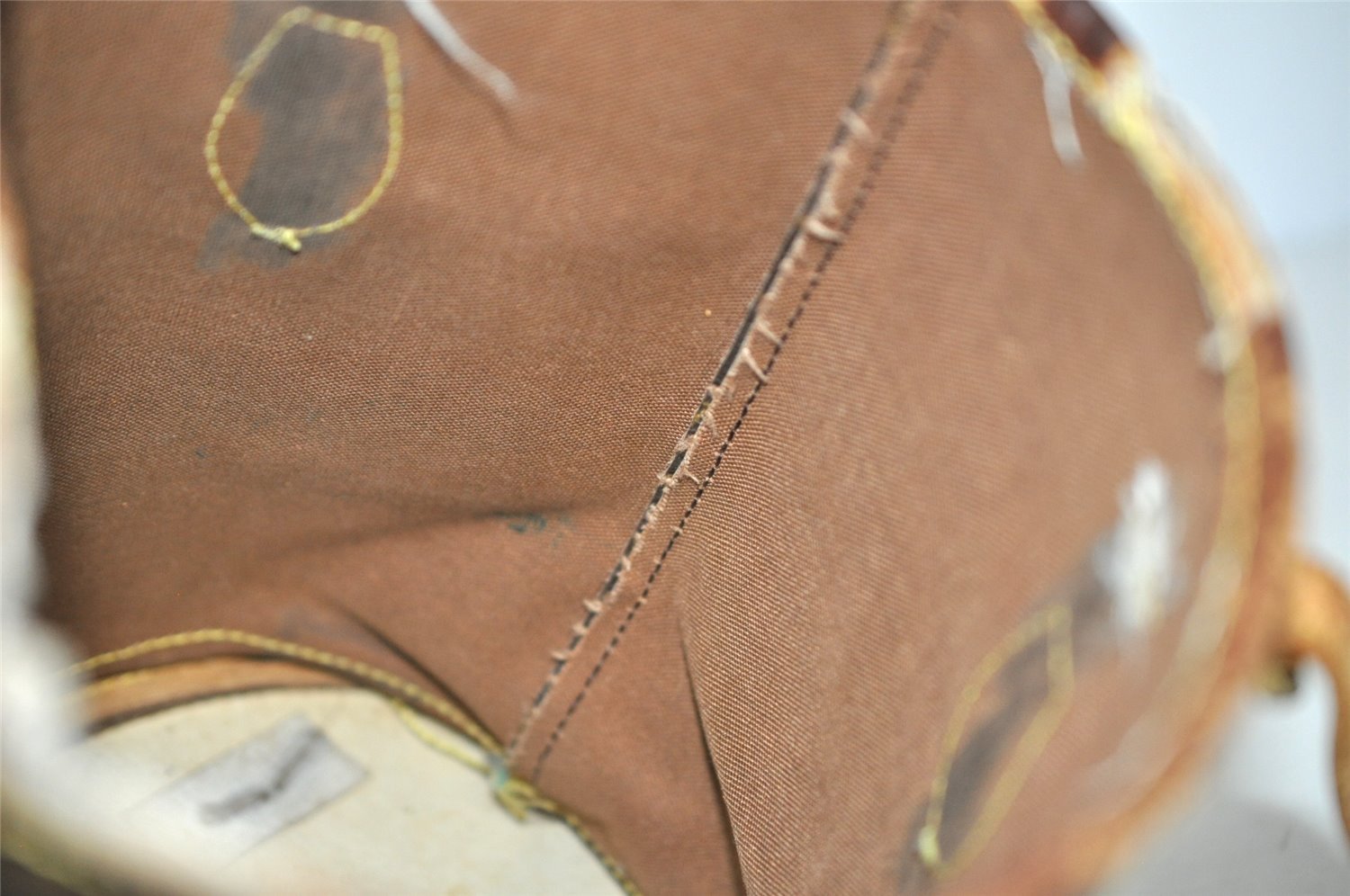 Authentic Louis Vuitton Monogram Bucket PM Shoulder Tote Bag M42238 LV 9848I