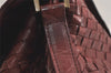 Authentic BOTTEGA VENETA Intrecciato Leather Shoulder Cross Bag Bordeaux 9848J