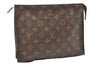 Auth Louis Vuitton Monogram Poche Toilette 26 Cosmetics Pouch Old Model LV 9849I