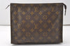Auth Louis Vuitton Monogram Poche Toilette 26 Cosmetics Pouch Old Model LV 9849I