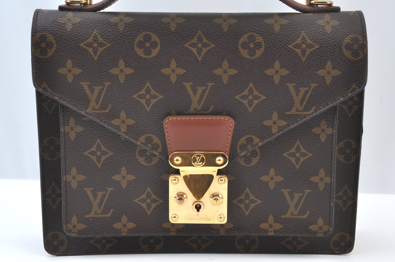 Authentic Louis Vuitton Monogram Monceau 2Way Shoulder Hand Bag M51187 LV 9850H