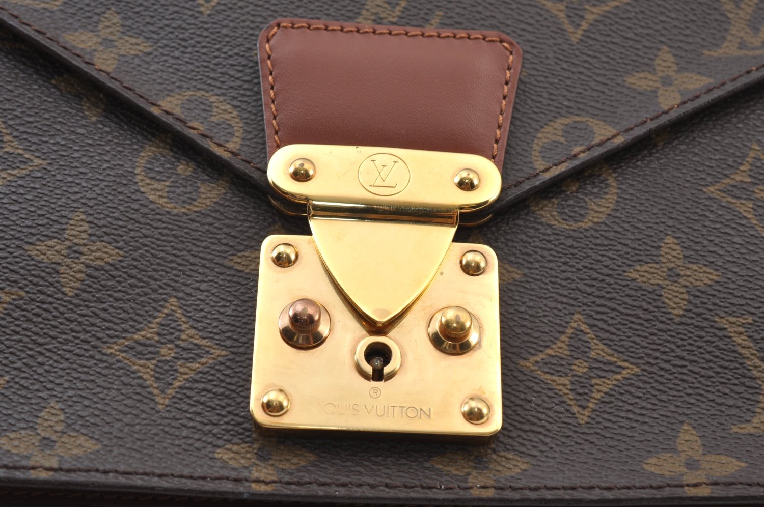 Authentic Louis Vuitton Monogram Monceau 2Way Shoulder Hand Bag M51187 LV 9850H