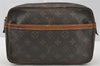Authentic Louis Vuitton Monogram Compiegne 23 Clutch Hand Bag M51847 Junk 9851I