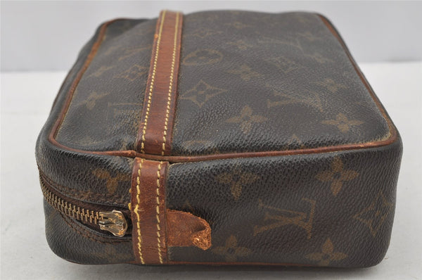Authentic Louis Vuitton Monogram Compiegne 23 Clutch Hand Bag M51847 Junk 9851I