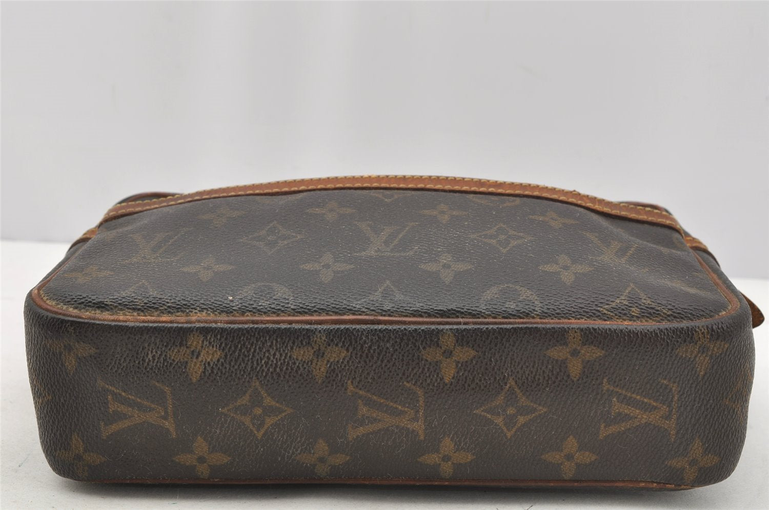 Authentic Louis Vuitton Monogram Compiegne 23 Clutch Hand Bag M51847 Junk 9851I