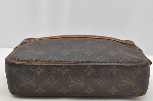 Authentic Louis Vuitton Monogram Compiegne 23 Clutch Hand Bag M51847 Junk 9851I