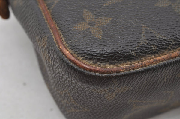 Authentic Louis Vuitton Monogram Compiegne 23 Clutch Hand Bag M51847 Junk 9851I