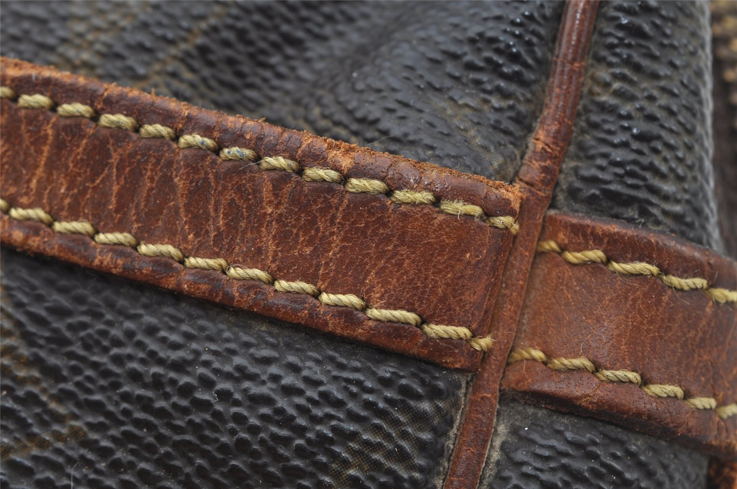 Authentic Louis Vuitton Monogram Compiegne 23 Clutch Hand Bag M51847 Junk 9851I