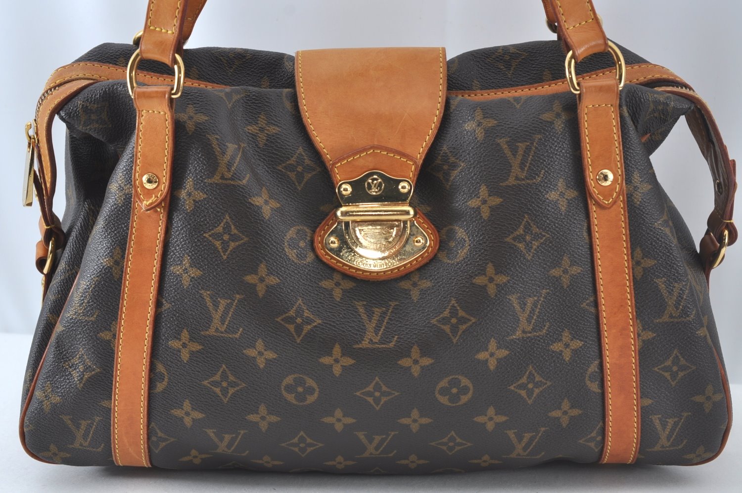 Authentic Louis Vuitton Monogram Stresa PM Shoulder Tote Bag M51186 Junk 9851J