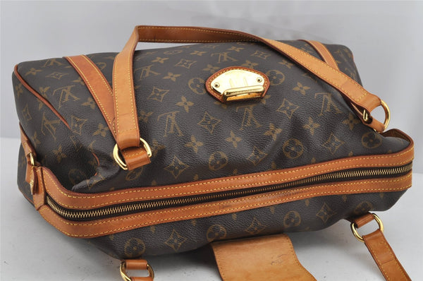 Authentic Louis Vuitton Monogram Stresa PM Shoulder Tote Bag M51186 Junk 9851J