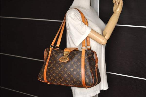 Authentic Louis Vuitton Monogram Stresa PM Shoulder Tote Bag M51186 Junk 9851J