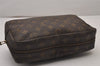Auth Louis Vuitton Monogram Trousse Toilette 28 Clutch Hand Bag M47522 LV 9852I