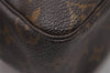 Auth Louis Vuitton Monogram Trousse Toilette 28 Clutch Hand Bag M47522 LV 9852I