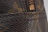 Auth Louis Vuitton Monogram Trousse Toilette 28 Clutch Hand Bag M47522 LV 9852I