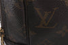 Auth Louis Vuitton Monogram Trousse Toilette 28 Clutch Hand Bag M47522 LV 9852I