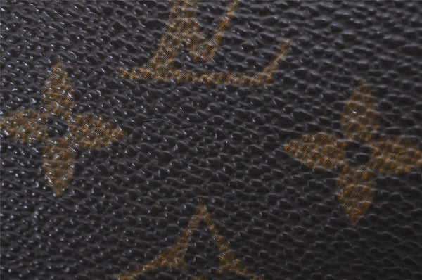 Auth Louis Vuitton Monogram Trousse Toilette 28 Clutch Hand Bag M47522 LV 9852I