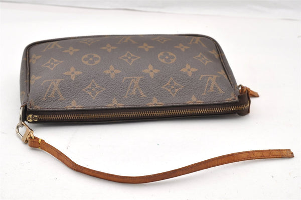 Authentic Louis Vuitton Monogram Pochette Accessoires Pouch M51980 Junk 9853I