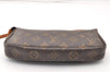 Authentic Louis Vuitton Monogram Pochette Accessoires Pouch M51980 Junk 9853I