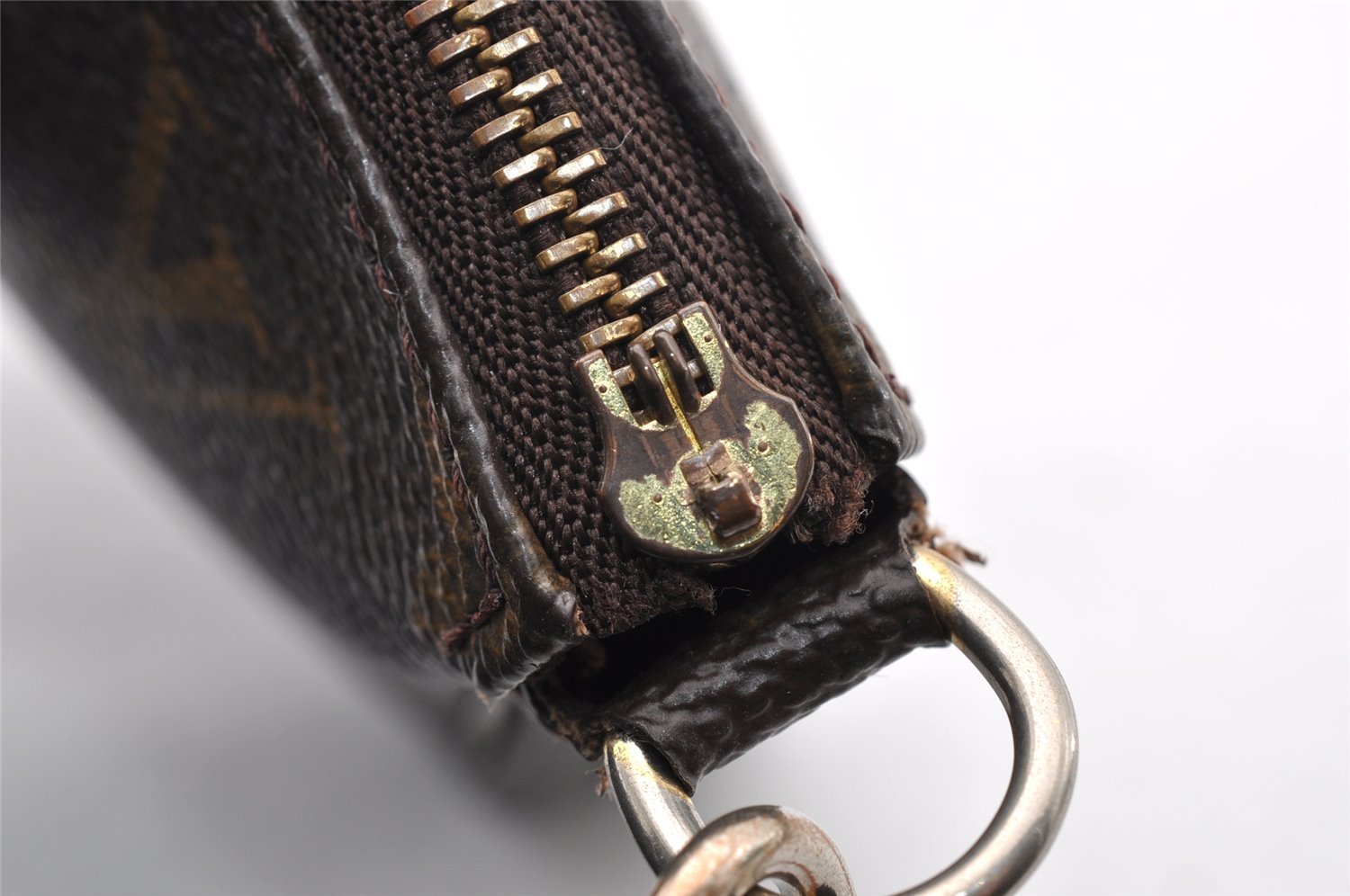 Authentic Louis Vuitton Monogram Pochette Accessoires Pouch M51980 Junk 9853I