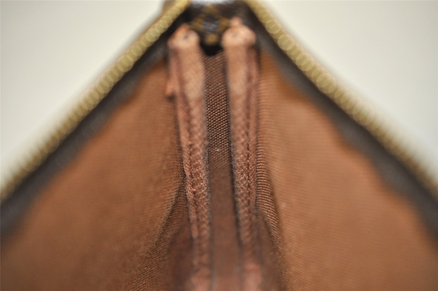 Authentic Louis Vuitton Monogram Pochette Accessoires Pouch M51980 Junk 9853I