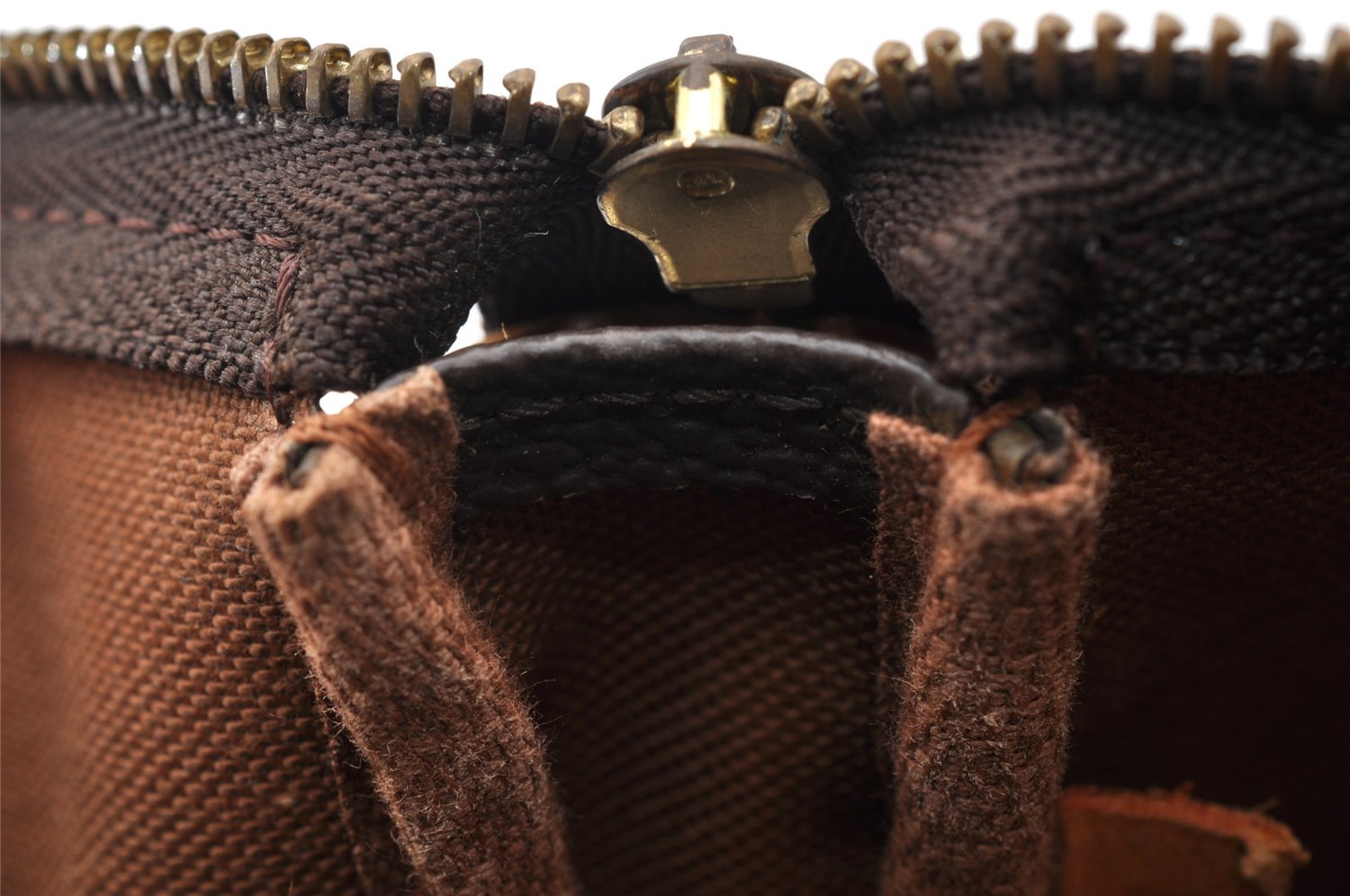 Authentic Louis Vuitton Monogram Pochette Accessoires Pouch M51980 Junk 9853I