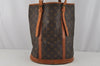 Authentic Louis Vuitton Monogram Bucket GM Shoulder Bag Old Model LV Junk 9854J