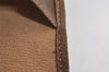 Authentic GUCCI Web Sherry Line Clutch Hand Bag Purse GG PVC Leather Brown 9855I