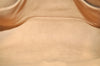 Authentic GUCCI Web Sherry Line Clutch Hand Bag Purse GG PVC Leather Brown 9855I