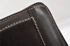 Authentic GUCCI Web Sherry Line Clutch Hand Bag Purse Suede Leather Brown 9856I