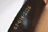 Authentic GUCCI Web Sherry Line Clutch Hand Bag Purse Suede Leather Brown 9856I