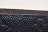 Louis Vuitton Monogram Empreinte Portefeuille Clemence Wallet Navy Box 9856J