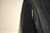 Authentic GUCCI Vintage Bamboo Shoulder Hand Bag Purse Leather Black 9857J