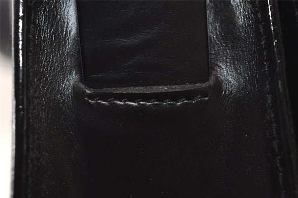 Authentic GUCCI Vintage Shoulder Hand Bag Purse Leather 0013064 Black 9858I